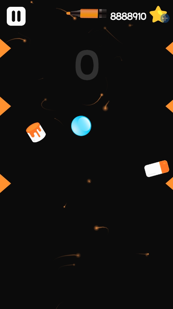 表情符号弹跳球 休闲益智游戏 滑动屏幕吃星星_表情符号下载